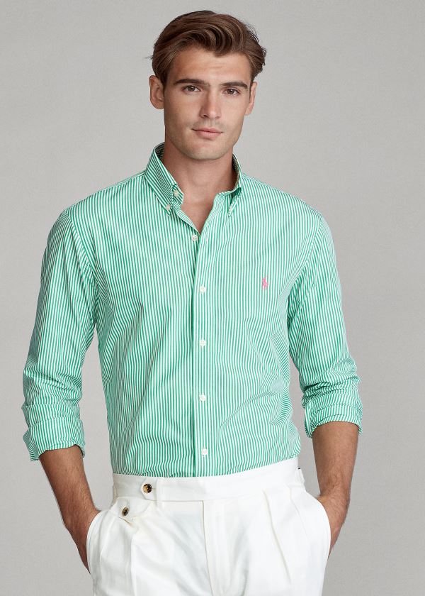 Camisa Polo Ralph Lauren Classic Fit Striped Homem 49568-LKJQ